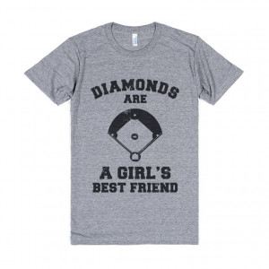 Diamonds are a Girls Best Friend (vintage athletic)