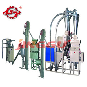 Small Scale Maize Flour Milling Equipment 5T Maize Corn Flour Milling