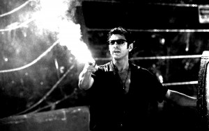 Black & White: Jeff Goldblum as Dr. Ian Malcolm in Jurassic Park