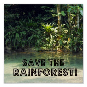Save the Rainforest! Print
