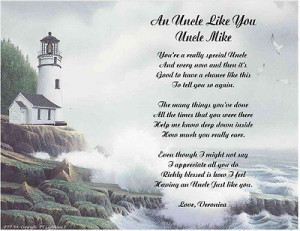 Personalized Poem For Uncle Gift For Birthday, Christmas or Father's