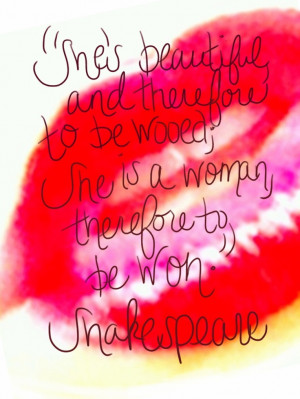 Shakespeare quote!