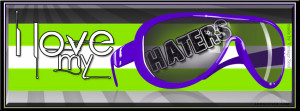 love my HATERS Facebook Cover