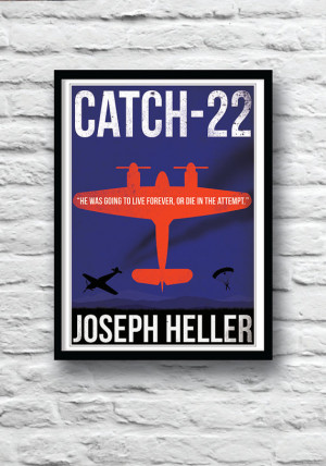 Catch 22, Literature Poster, Movie poster, Quote print, Wall Decor ...