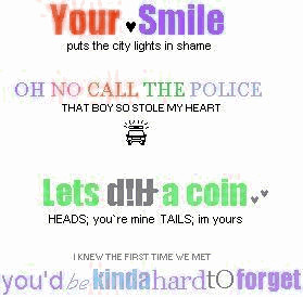 Your smile puts that city lights in shame…