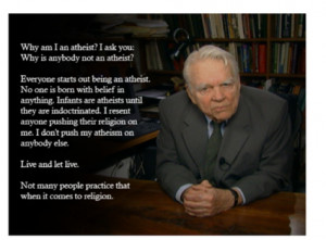 Andy Rooney - Why I am an atheist (Facebook)