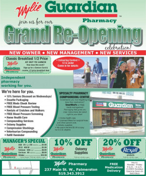 Grand Opening Pharmacy Flyer