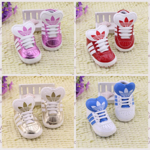 Retail brand baby boys shoes infant pu footwear soft sole first baby