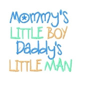 ... Applique Boots - Onesie or Shirt Mommy's Little Boy Daddy's Little Man