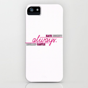 Castle (TV Show) Quotes | Always: White iPhone & iPod Case
