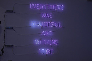 Poetic and haunting neon installations by Meryl Pataky . The slight ...