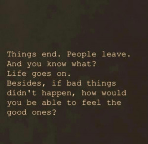 Things End People Leave