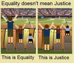 Equality vs justice quote