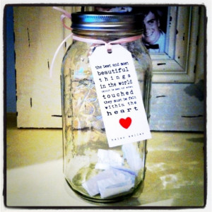 Memories Jar. Open on NYE and reminisce on a fantastic year