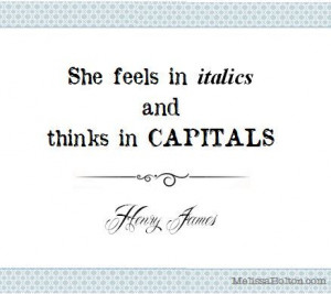 Love this Henry James quote! Witty summation, and rather damning, of a ...