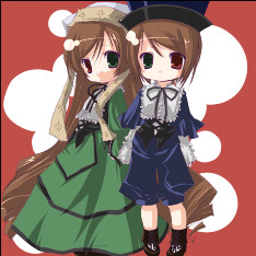 the one on the left is rima and the one on the rite is riko