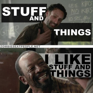 The odd moment when Rick Grimes is in the presence of someone equally ...