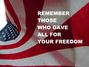 Day Flag Memorial Day Flag Happy Memorial Day Flag With Quotes ...