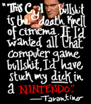 always thought Tarantino should have directed the Star Wars prequels ...