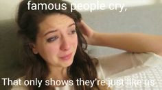 ... is ok to cry. Its this person. Especially after whats going on #zoella