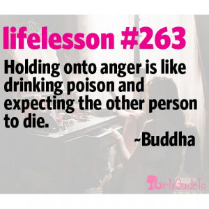 It's so hard not to hold grudges!