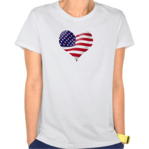 American Flag Women's T-Shirts