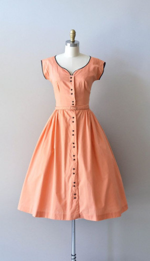 1940's Cotton Day Dress