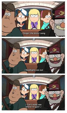 Grunkle Stan is hilarious. More
