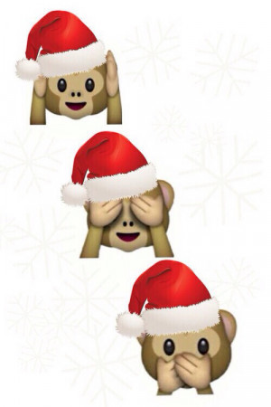 christmas, cute, faces, fashion, father christmas, girly, hat, monkeys ...