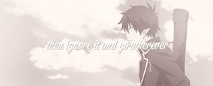 gif mine anime Ao no exorcist type: graphic blue exorcist Okumura Rin ...