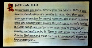 Words by Jack Canfield from The Secret Book by Rhonda Bryne. Best ...