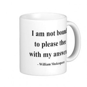 Shakespeare Quotes Mugs