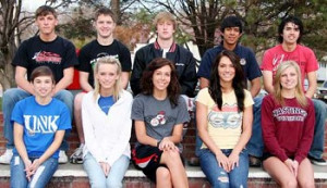 Vying for King and Queen at the Ord High School Junior Senior Prom on