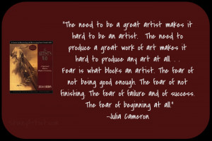 The Artists Way by Julia Cameron Book Quotes