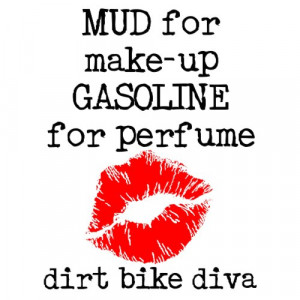 Mud Make-Up Dirt Bike Motocross T-Shirt from Zazzle.com