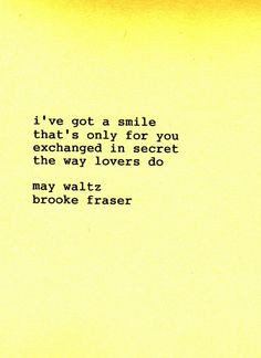 brooke fraser may waltz lyrics More