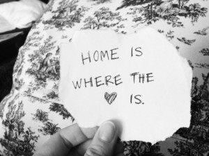 Is it possible for home to be a person and not a place?