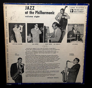 Norman granz jazz at the philharmonic vol 8 10 jazz lp mercury 35000