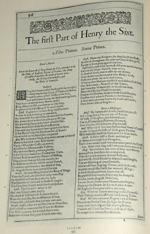 Henry VI – Part I (1591-1592), William Shakespeare.