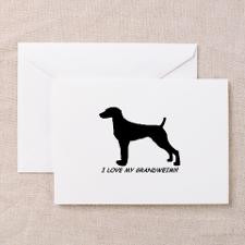 Love My Grand Weimaraner Greeting Cards (Package for