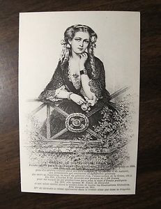 MADAME DELPHINE DE GIRARDIN French Author 1805 1855 Postcard