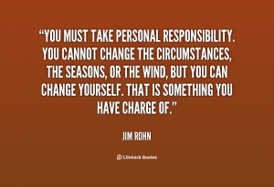Take Responsibility Jim Rohn Quotes