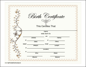 Search Results for: Blank Birth Certificate Template Free