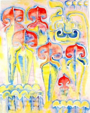 Walter Anderson Pitcher Plant Artwork
