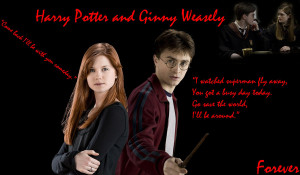 Harry Potter + Ginny Weasely by I-threw-it