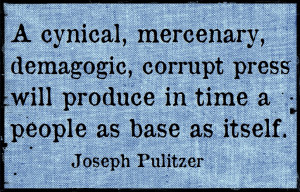 Joseph Pulitzer Quotes Joseph pulitzer