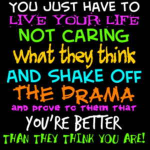 Drama free! @Lisa Salzman this is for you love!! It will get better!
