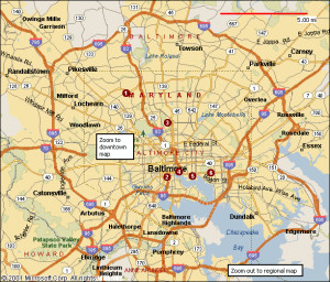 This Modern Map Baltimore...