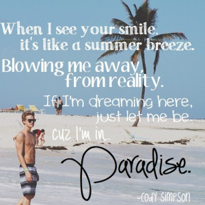 Paradise ~ Cody Simpson
