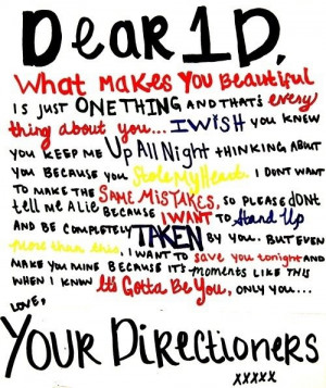 Letter to 1D by Softball-Directioner